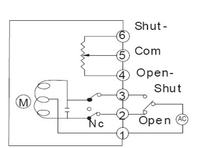 带开度信号反馈开关型电动蝶阀接线图、电动球阀接线图